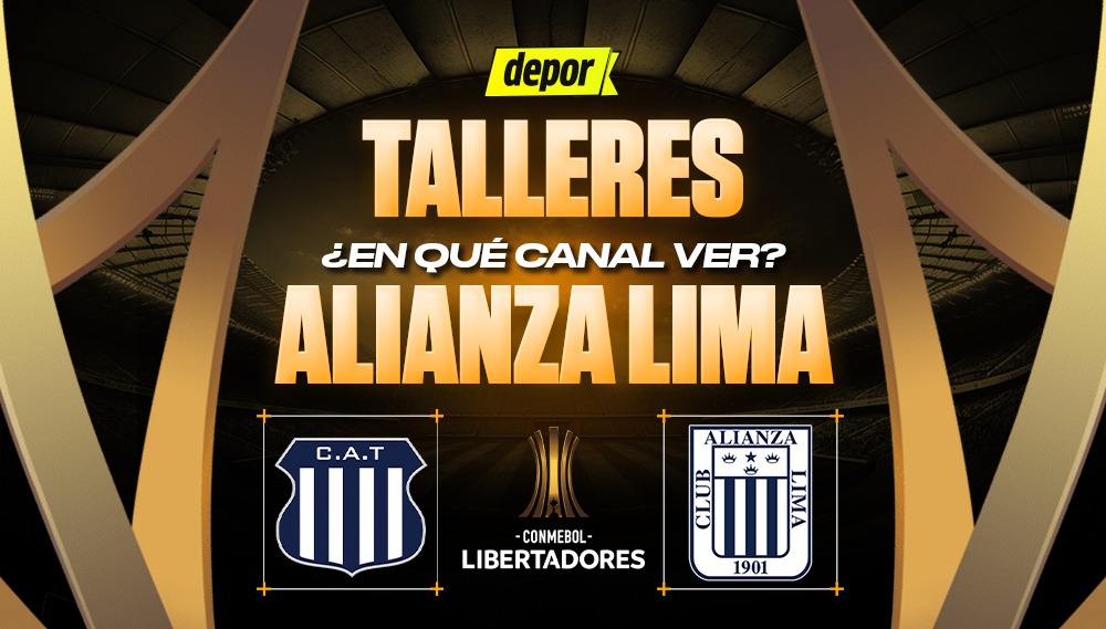 Alianza Lima visita a Talleres por la Copa Libertadores 2025. (Diseño: Christian Marlow)
