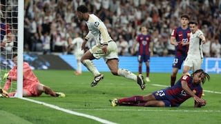 ¡Triunfo agónico! Real Madrid venció 3-2 a Barcelona con gol de Bellingham