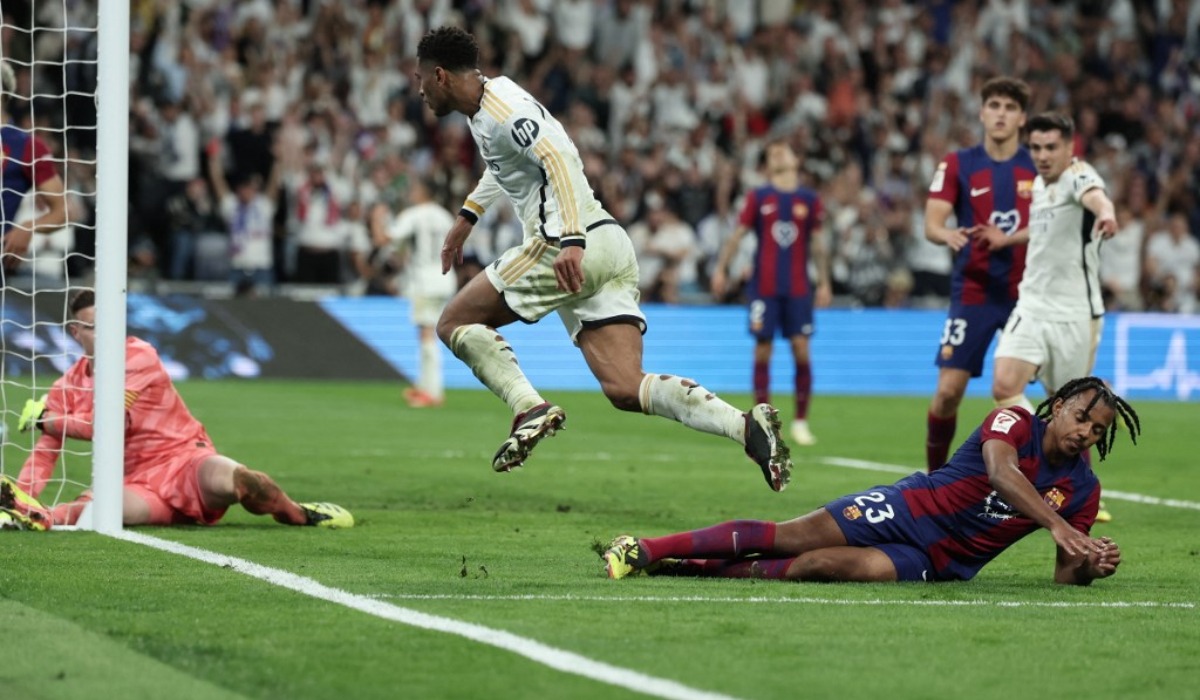 Real Madrid venció a Barcelona con gol de Jude Bellingham. (Foto: AFP)