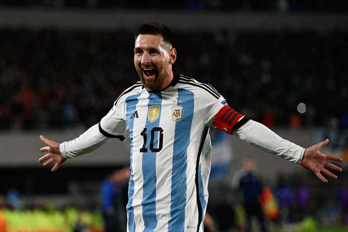 Leo Messi scored the winning goal for Argentina over Ecuador at the Más Monumental Stadium on date 1 of the 2026 Conmebol Qualifiers. (Photo: AFP)