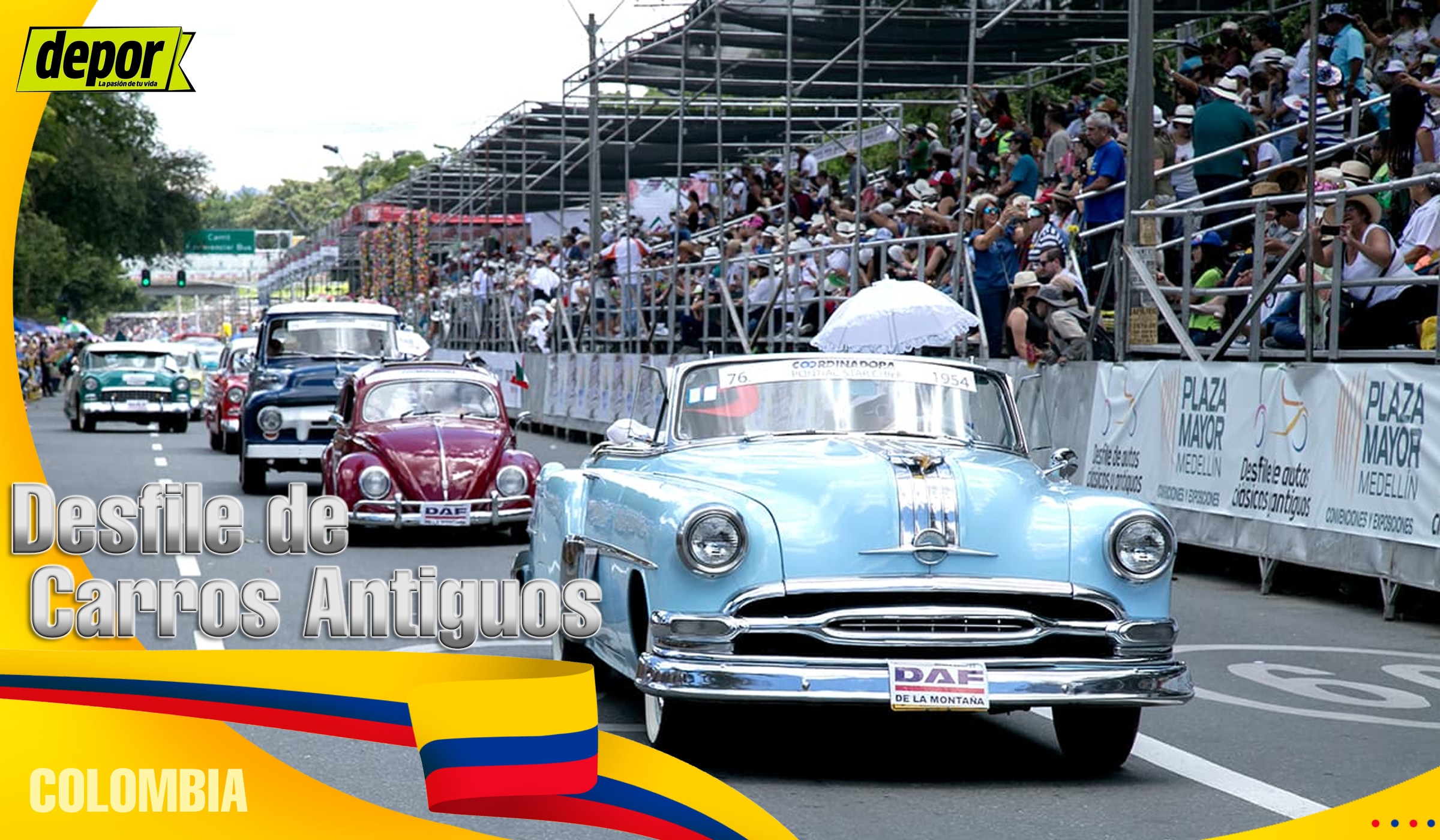 Conoce la ruta para ver el desfile de carros antiguos. (Foto: Composición)