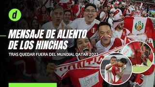 ¡A seguir adelante!: el mensaje de aliento del hincha peruano en Qatar tras quedar fuera del Mundial 2022