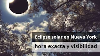 Eclipse solar en Nueva York hoy, 12 de agosto: hora exacta y porcentaje de visibilidad