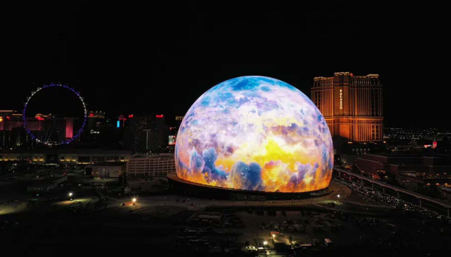 The Sphere se ve en el Venetian Resort en Las Vegas, Nevada, Estados Unidos. (Foto: Tayfun Coskun/Anadolu vía Getty Images)