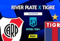 ESPN y TNT Sports, EN VIVO, River vs. Tigre en directo: canales para ver gratis hoy