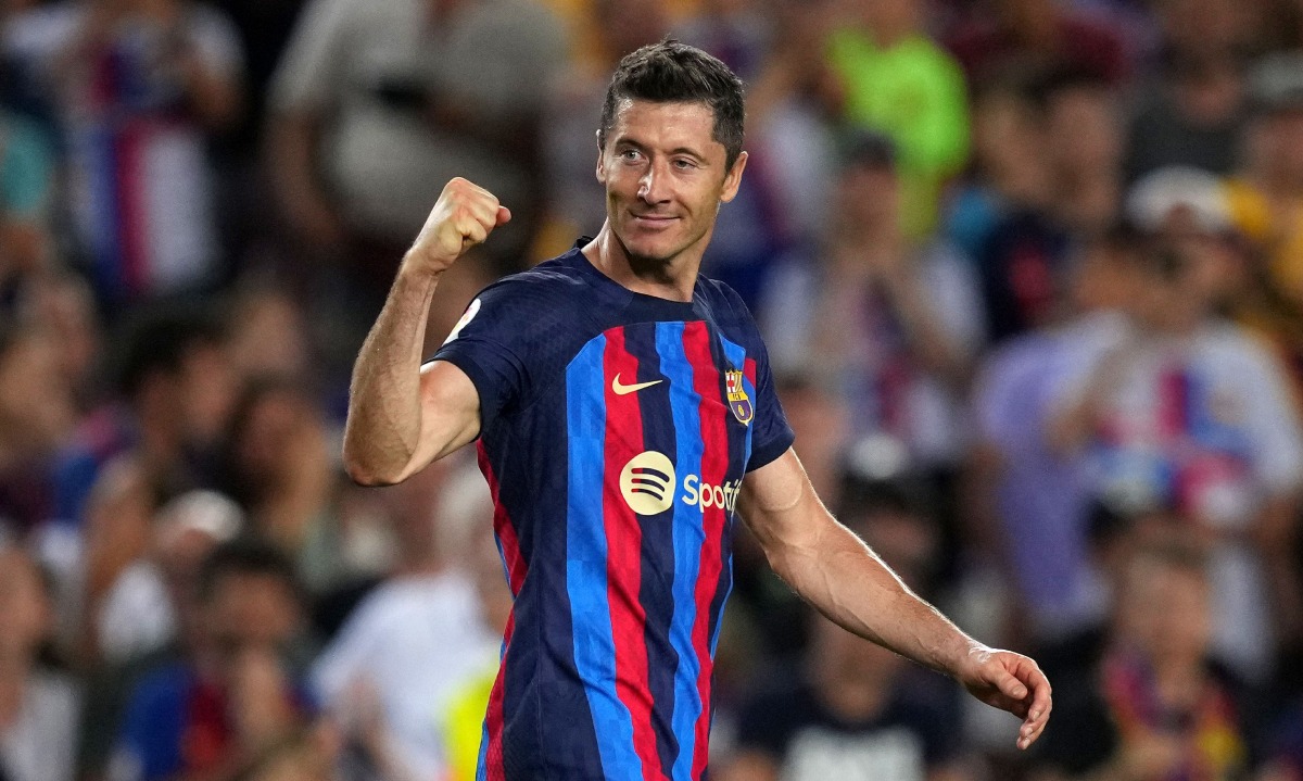 Lewandowski ganó LaLiga en su primera temporada con el Barcelona. (Foto: Getty)