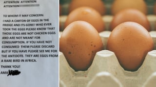 Mujer aplica singular método para averiguar quién agarró sus huevos sin su permiso en el trabajo