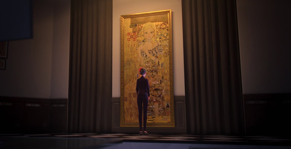 Gabriel Agreste tenía una gigantesca pintura de su esposa Emilie (Foto: Netflix)