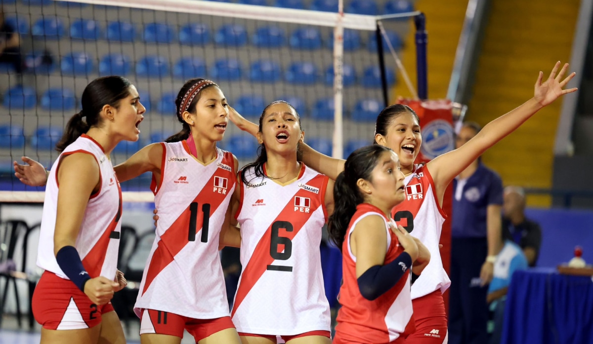 Selección Peruana de Vóley Sub-17 define la Copa Panamericana en Guatemala. (Foto: FPV)