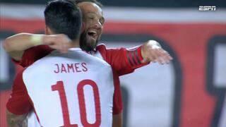 La calidad de siempre: asistencia de James Rodríguez para el 2-0 de Olympiacos vs. Panetolikos
