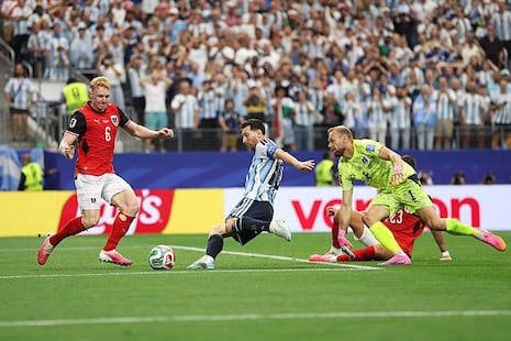 ¡Golazo y doblete de Lionel Messi! La ‘Pulga’ marcó el 2-0 de Argentina vs. Austria