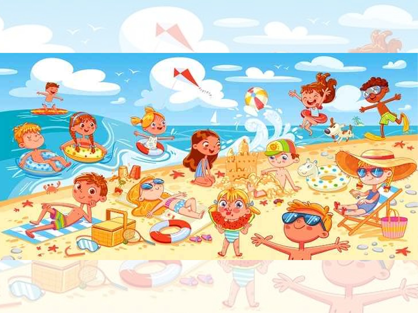 DESAFÍO VISUAL | Personas muy observadoras pueden detectar una pala en la playa en 4 segundos. ¿Puedes? | Bright Side