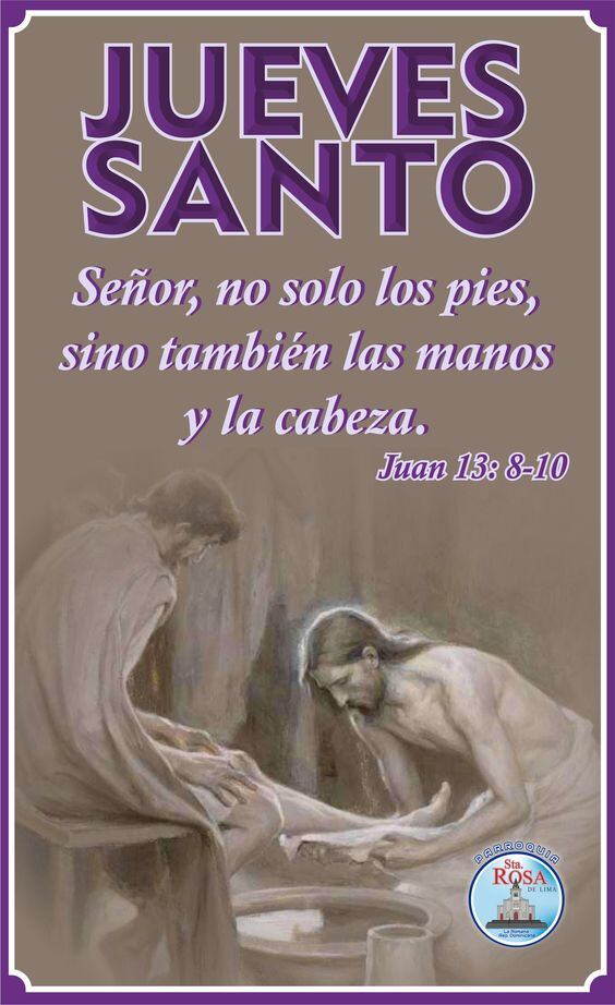 Imágenes el Jueves Santo 2024: comparte estas postales con mensajes (Foto: internet)