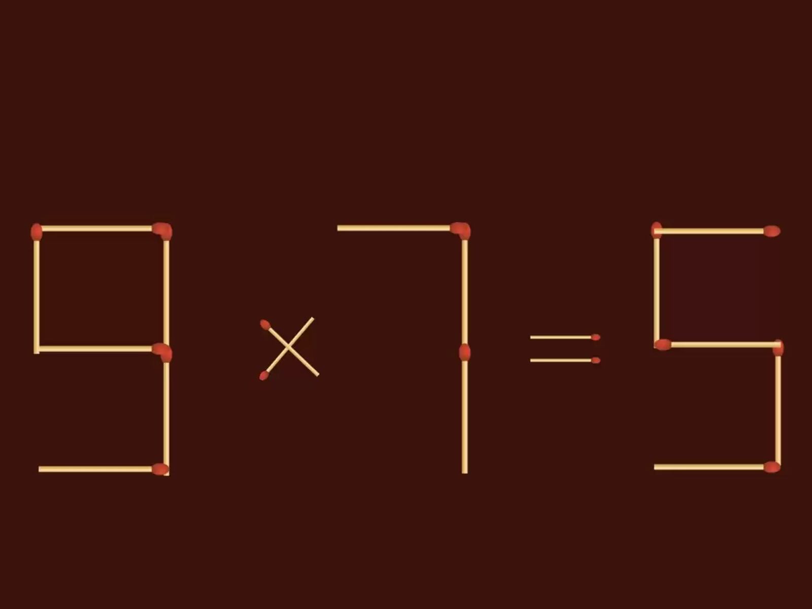 RETO MATEMÁTICO | Resuelve el rompecabezas "9x7=5" quitando 2 palos. | FresherLive