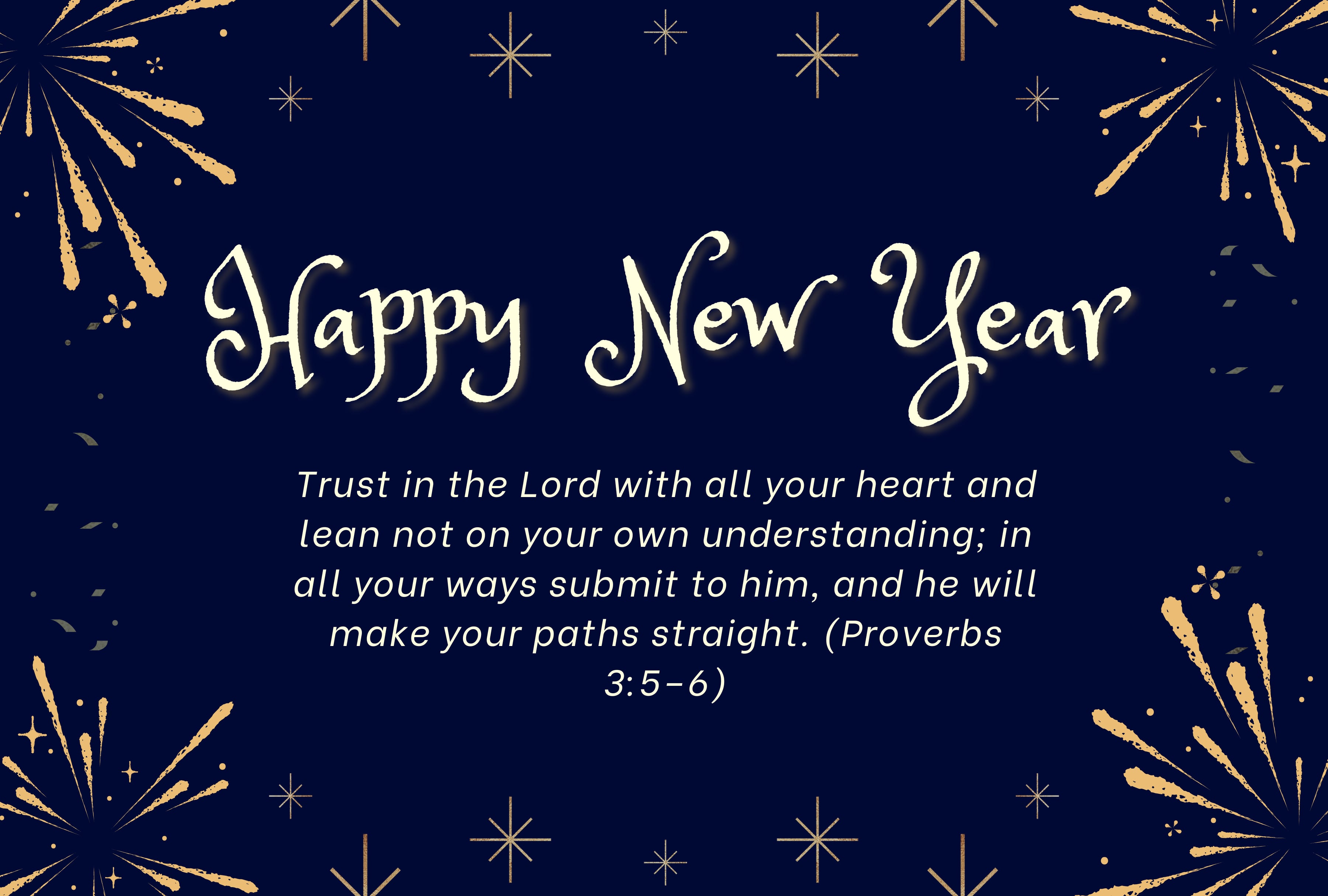 Trust in the Lord with all your heart and lean not on your own understanding; in all your ways submit to him, and he will make your paths straight. (Proverbs 3:5–6) | Photo by canva.com / Depor