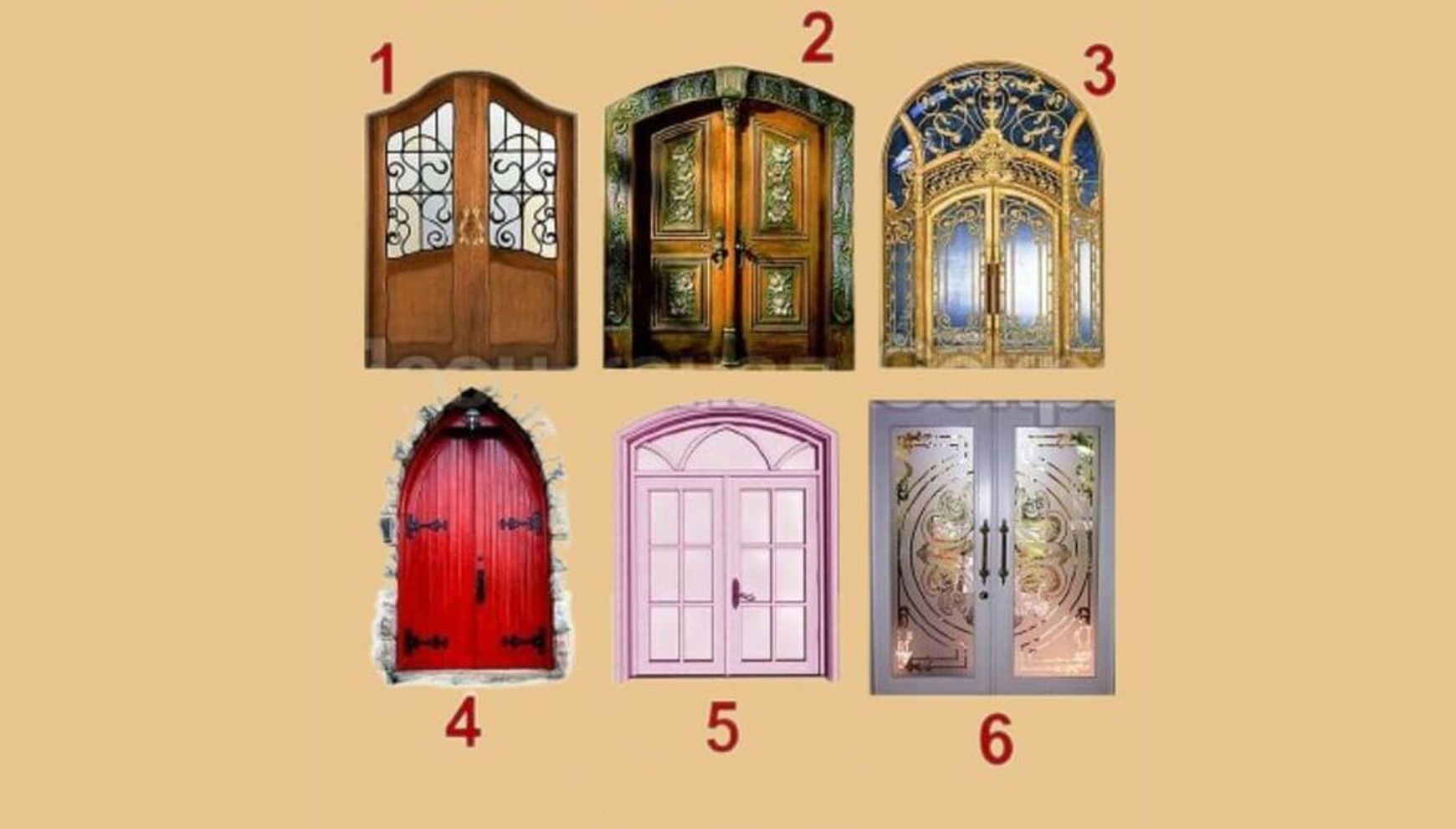 TEST VISUAL | Elige una de las puertas cerradas y aprende más sobre ti.