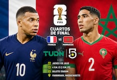 TUDN (Canal 5) televisaron el partido Francia 2-0 Marruecos por el Mundial 2026
