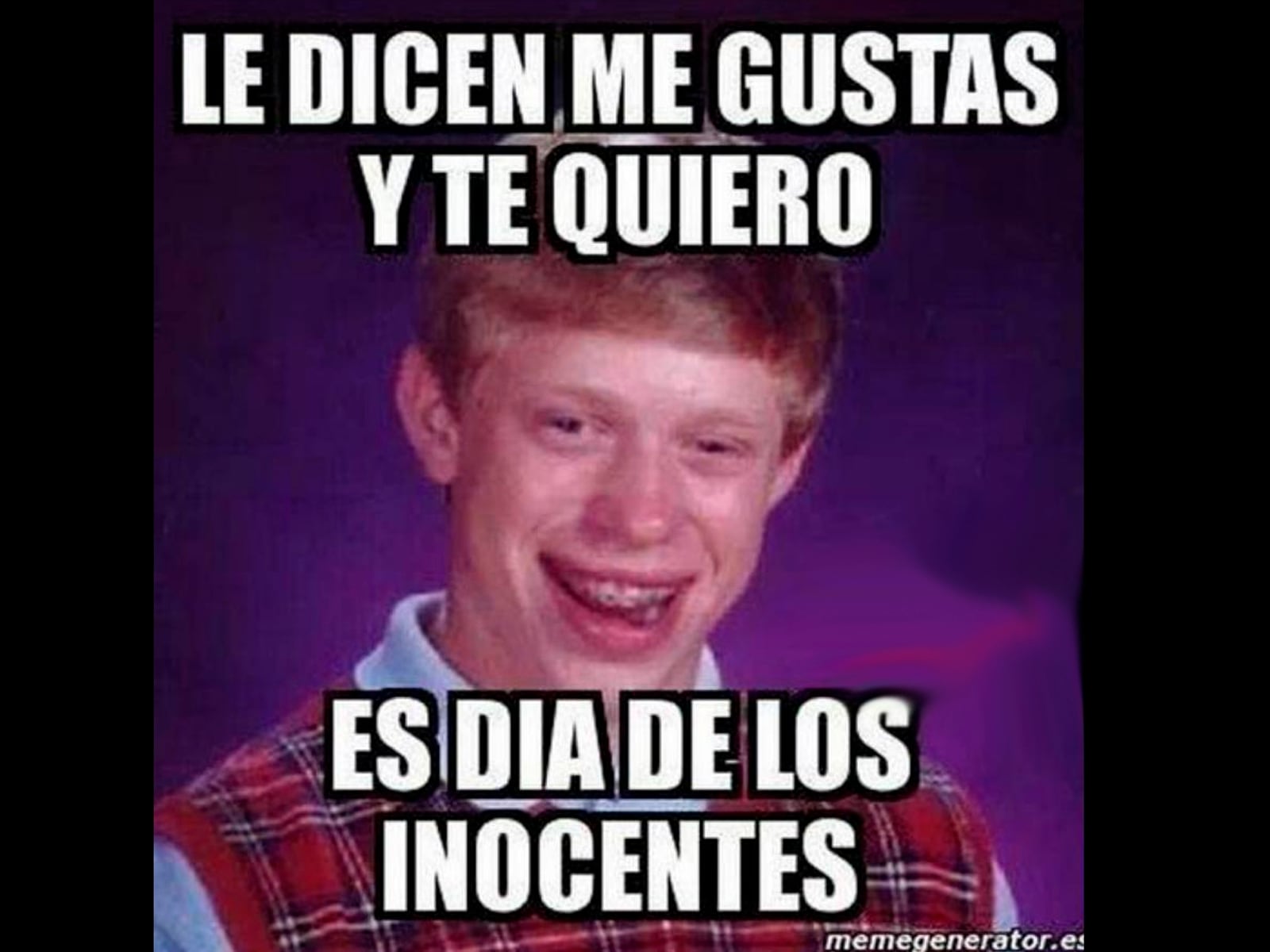 WHATSAPP | Son muchos los que caen en esta broma por el Día de los Inocentes. (Foto: Memegenerator)