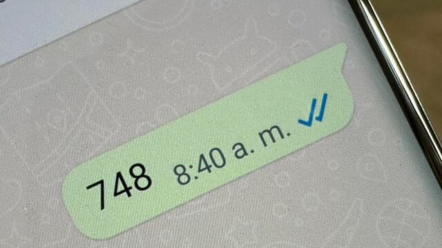 WhatsApp: qué significa “748″ en tus conversaciones