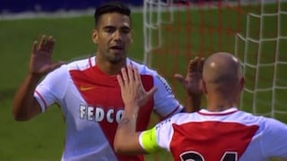 Radamel Falcao anotó un doblete en amistoso del Mónaco ante Sporting Lisboa