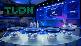 TUDN transmitió el sorteo de la UEFA Champions League 2026-27