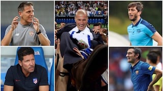 A ver quién destrona a Zidane: conoce a todos los entrenadores de la Liga Santander 2017-18
