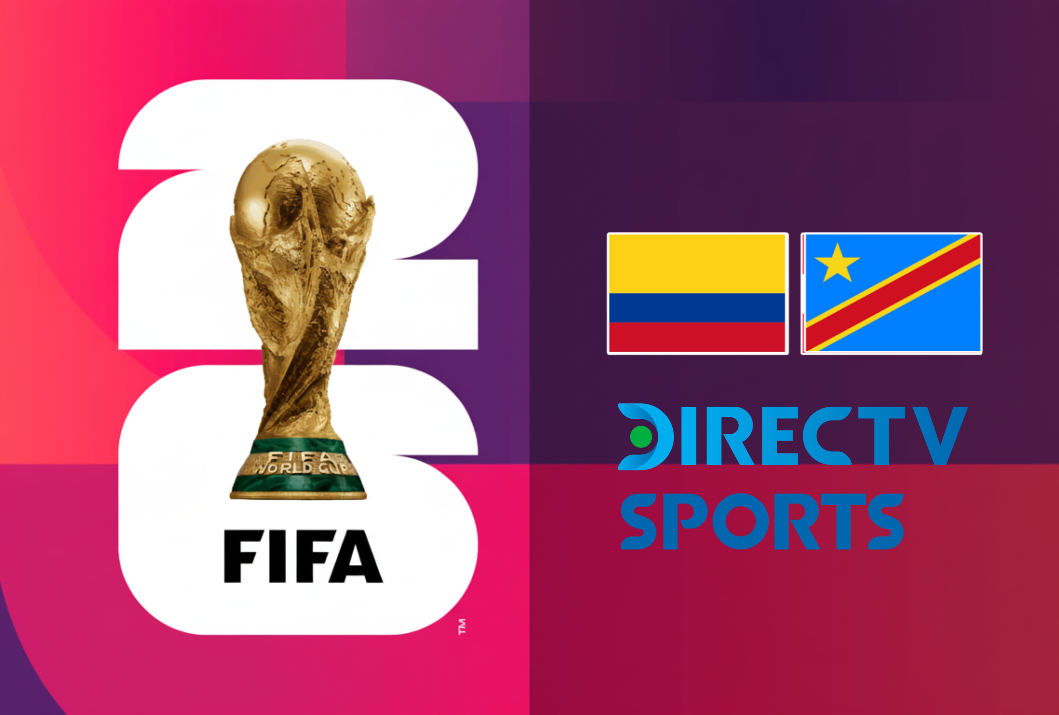 Acceda a DIRECTV en vivo por internet para saber dónde ver el partido de Colombia vs. RD Congo con Luis Díaz en el Mundial 2026. Transmisión oficial en directo a través de la señal de Fútbol Total TV y la plataforma DGO online. | Crédito: fifa.com / Composición Depor