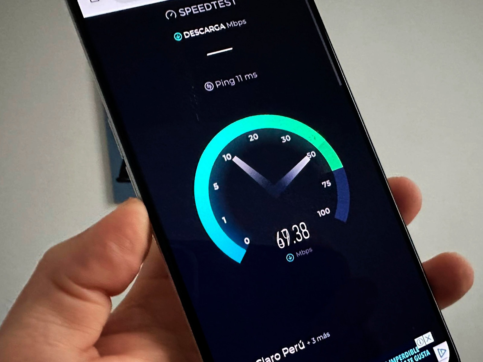 ANDROID | Si no sabes qué velocidad de internet tienes, así puedes medirlo de inmediato. (Foto: Depor - Rommel Yupanqui)