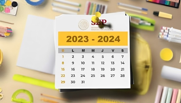 Calendario Escolar 2023-2024 de México: feriados y días puentes. (Foto: Gobierno de México)