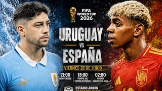 Paramount Plus transmitió el partido Uruguay 0-1 España por el Mundial 2026