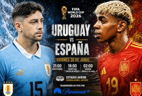 🧿 VER Paramount Plus EN VIVO | Transmisión del Uruguay-España por TV Online