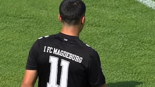 Felipe Chávez debutó con Magdeburgo: ingresó en el final, pero perdió ante Hertha BSC