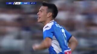 ¡El 'asesino' del gol! El gol del 'Chucky' Lozano en su debut con Napoli ante Juventus
