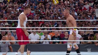 WrestleMania 33: estrella de la NFL invadió el ring de la WWE y ayudó a Mojo Rawley a ganar la Batalla Real (VIDEO)