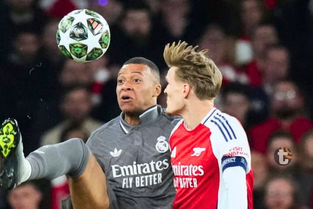 Real Madrid tuvo las ocasiones más claras en el primer tiempo en Londres (Foto: AP)