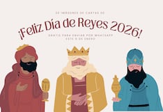20 imágenes de cartas de ¡Feliz Día de Reyes 2026! GRATIS para enviar por WhatsApp este 6 de enero