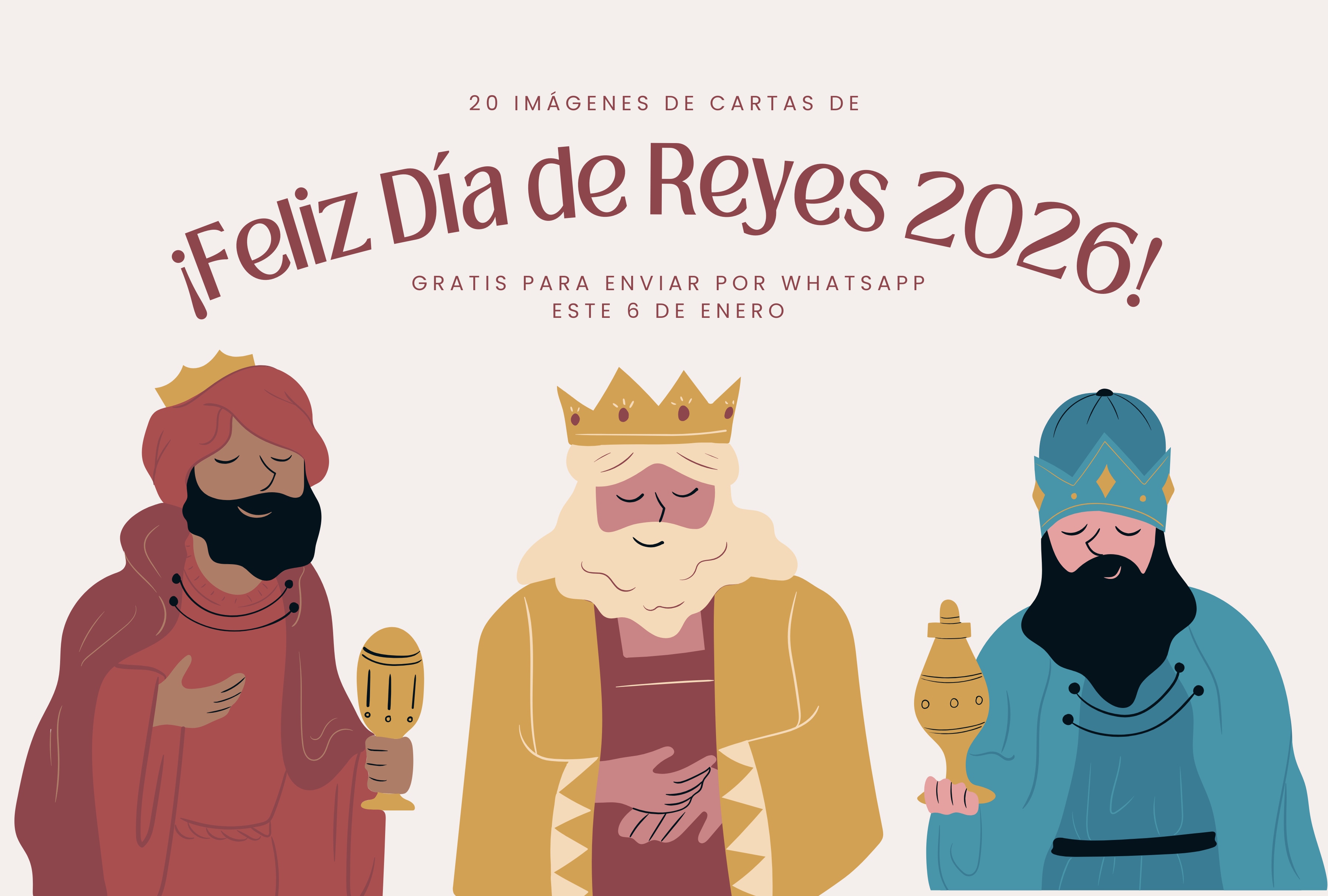 ¡La magia en un clic! Envía una de nuestras imágenes de cartas de Reyes Magos gratis por WhatsApp. El detalle perfecto para recordar que los sueños se cumplen. ¡Feliz 6 de enero a todos los hispanos en USA! | Crédito: canva.com / Composición Depor