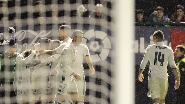 Real Madrid ganó 3-1 a Osasuna por la Liga Santander y sigue como único líder