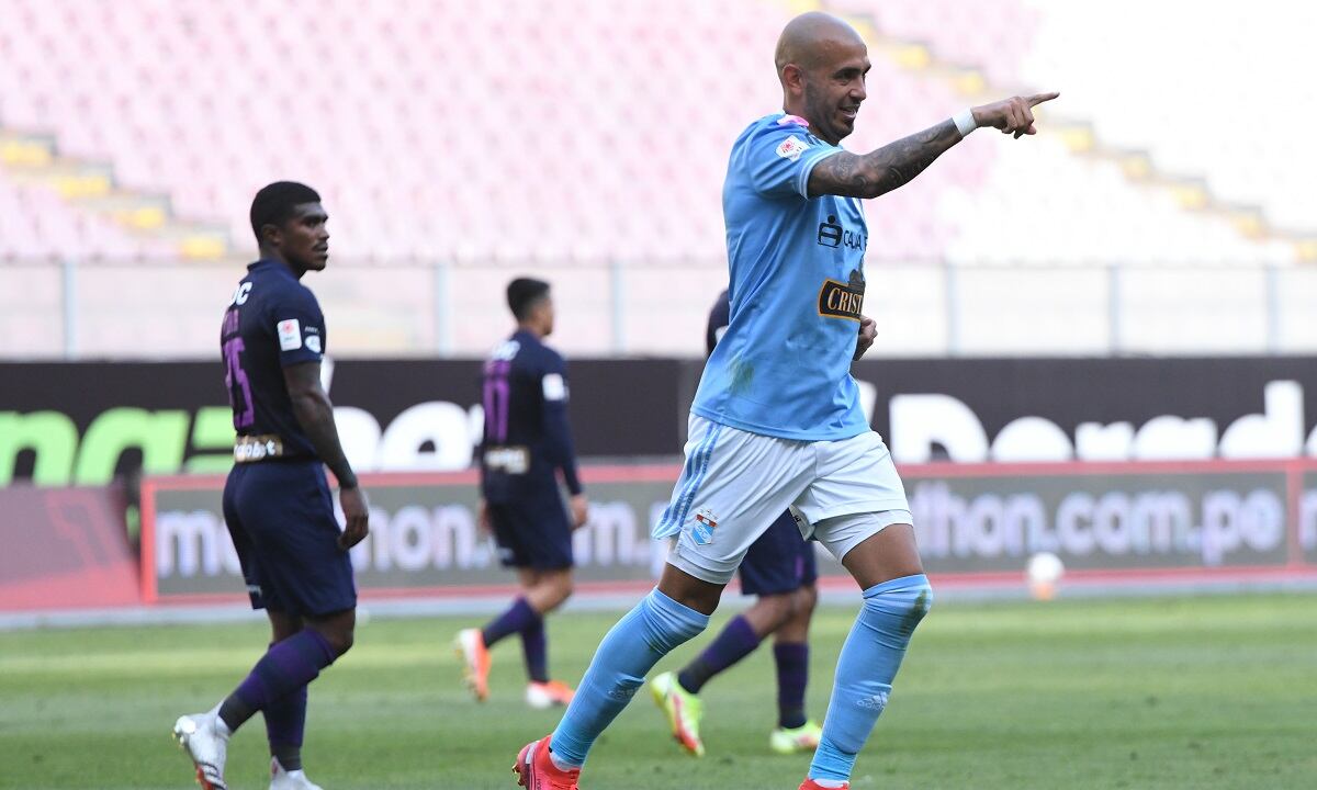 Marcos Riquelme fue jugador del Sporting Cristal en 2021. (Foto: Liga 1)