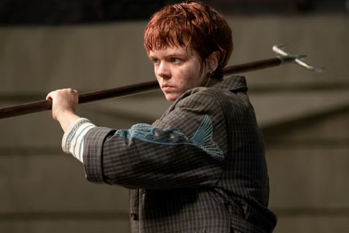 Mackenzie Lansing como Coral en la película “Los juegos del hambre: Balada de pájaros cantores y serpientes” (Foto: Lionsgate)
