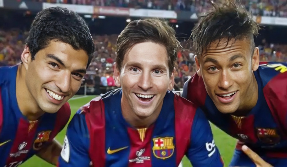 Lionel Messi, Neymar y Luis Suárez estuvieron juntos en el Barcelona entre 2014 y 2017 y ganaron 9 títulos. (Foto: Agencias).