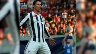 ¡Cristiano Ronaldo con la camiseta de la Juventus! Así celebra en FIFA 18 [VIDEO]