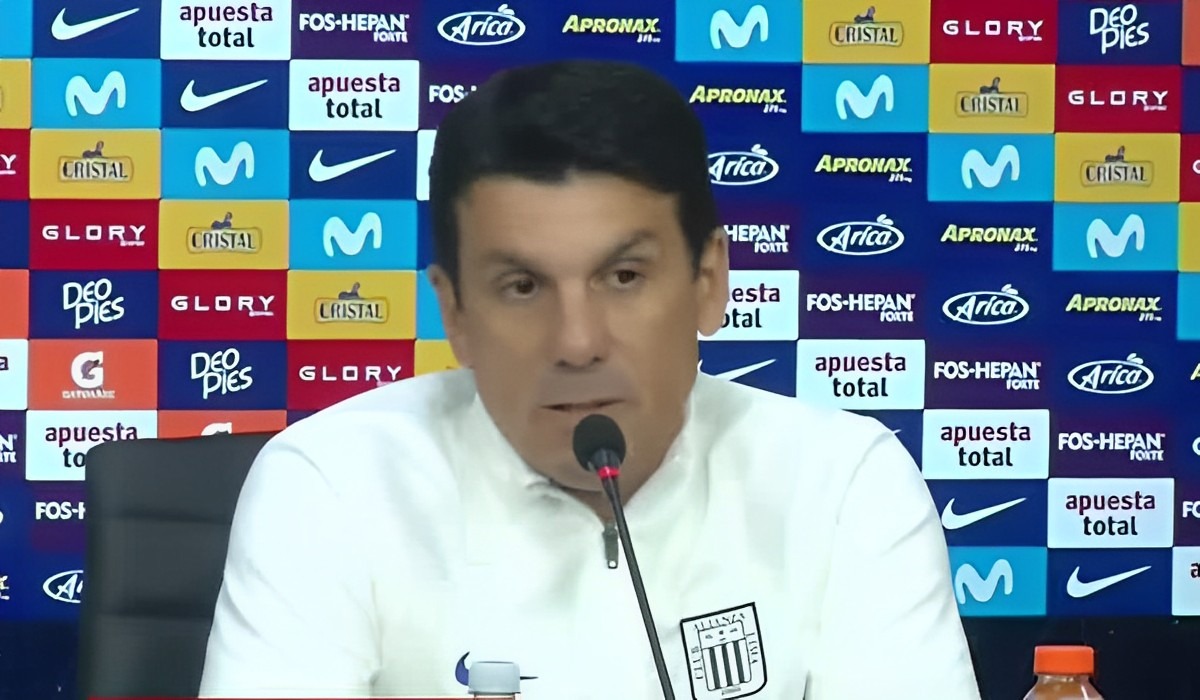 Mauricio Larriera, brindó declaraciones tras el triunfo de Alianza Lima 3-1 contra Unión Comercio. (Foto: ESPN).