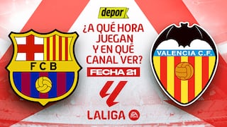 Barcelona vs. Valencia: canales y a qué hora juegan hoy
