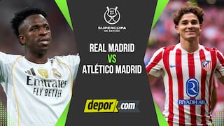 Canal 4 EN VIVO, Real Madrid vs. Atlético vía América TV y TVGO por la Supercopa de España