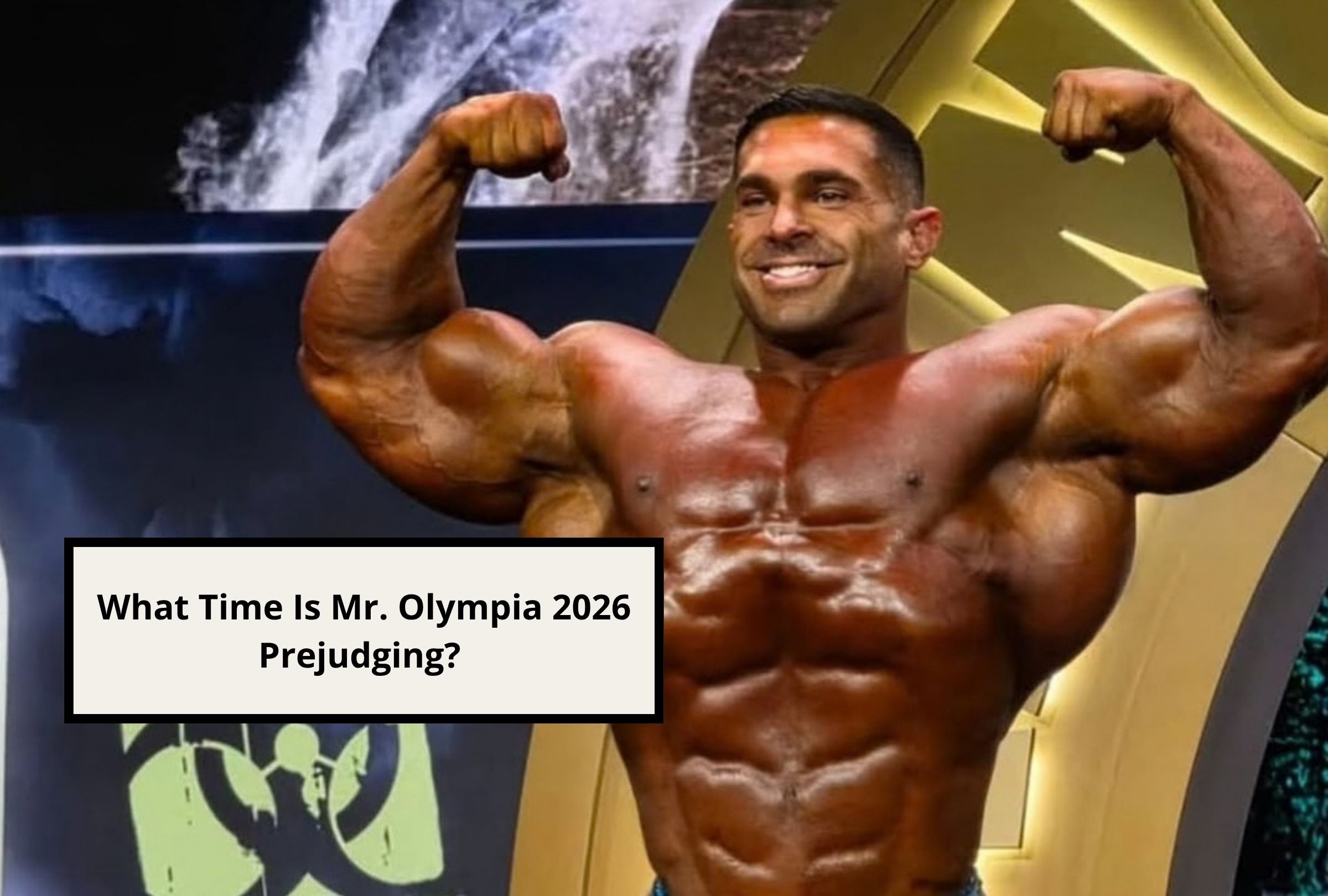 Check this article to find out when the 2026 Mr. Olympia preliminaries start. (Photo: @dereklunsford_ / @arnoldsports / Instagram and Canva Composition - Depor)