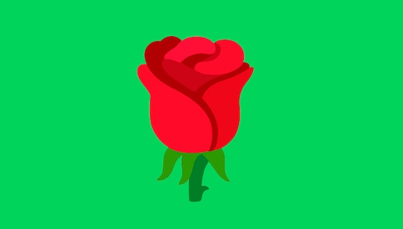 WHATSAPP | Es tiempo de que conozcas realmente lo que significa el emoji de la rosa en WhatsApp. Aquí te cuento todo. (Foto: Emojipedia)