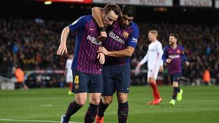 Rakitic, Luis Suárez y mucho más: Barcelona goleó 6-1 a Sevilla por Copa del Rey