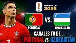 Canales para ver Portugal vs. Uzbekistán con Cristiano Ronaldo, por el Mundial de Fútbol 2026 en EE.UU. y México