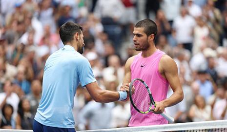 Resumen, video y sets: Carlos Alcaraz venció 3-0 a Novak Djokovic y jugará la final del US Open